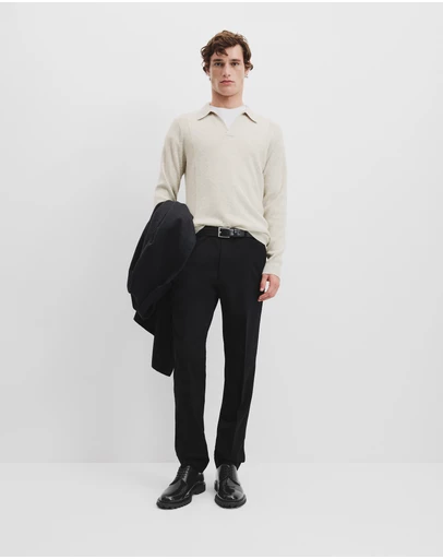Country Road - Boiled Wool Trophy Rib Polo