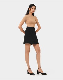 Forcast - Murphy Crop Knit Top