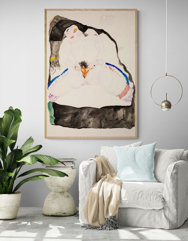 Inka Arthouse - In A Dream by Egon Schiele Art Print