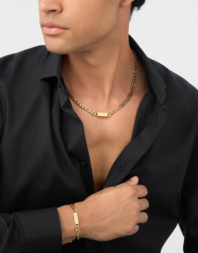 Philipp Plein - Plein Icon Chain Gold-Tone Bracelet