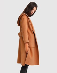 Belle & Bloom - Walk This Way Wool Blend Hooded Coat