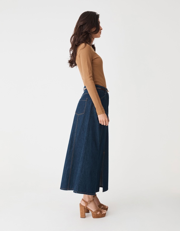 Forcast - Devon Long Sleeve Rib Tee