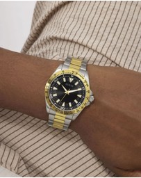 GUESS - GUESS Men's 2-Tone Analogue Watch