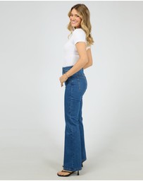 All About Eve - Tia Flare Jean Heritage Blue