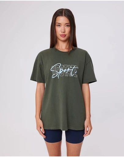 Upstate - Thrive Tee - Washed Urban Ivy