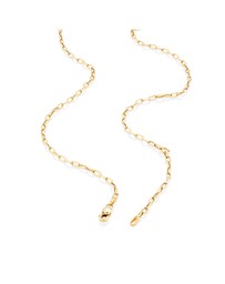Michael Hill - 45cm (18”) 2mm-2.5mm Width Hollow Paperclip Chain in 10kt Yellow Gold