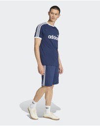 adidas Originals - 3-Stripes Slim Ringer T-Shirt Mens