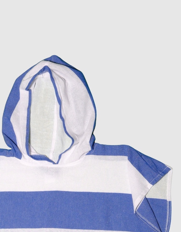 Tolu Australia - Adult Hooded Beach Towel in Sailor Blue – Quick-Dry Swim Poncho for Swimming & Surfing