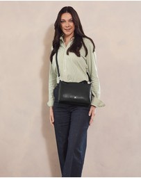 Pierre Cardin - Pierre Cardin Ladies Leather Crossbody Bag