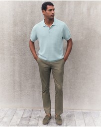 Trenery - Regular Fit Chino Pant in Hunter Green