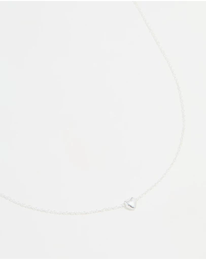 Lovisa - Sterling Silver Heart Pendant Necklace