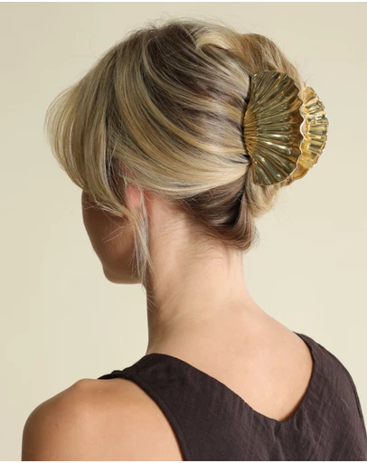 Morgan & Taylor - Nautilus Hair Claw in Gold