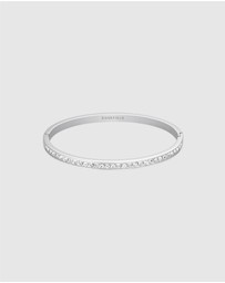 Rosefield - Crystal Silver-Tone Bangle