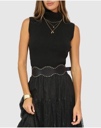 Belle & Bloom - No Other Love Studded Belt