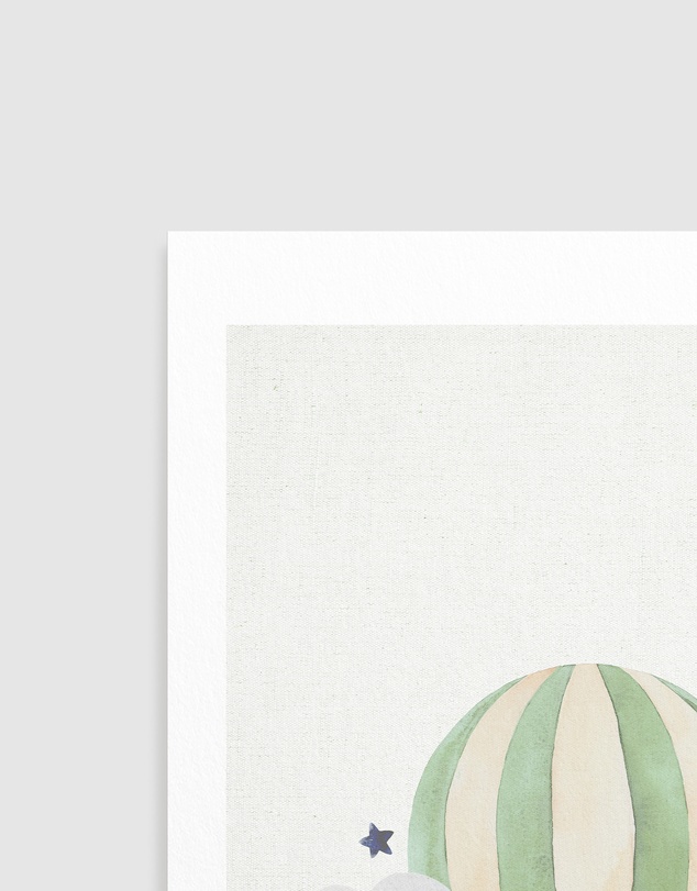 Olive et Oriel - Sky Friends On Linen I