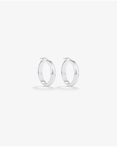 Michael Hill - 25mm Hoop Earrings in Sterling Silver