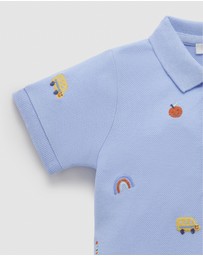 Purebaby - Alphabet Polo -Kids-Babies
