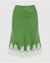 Oxford - Frieda Lace Trim Skirt
