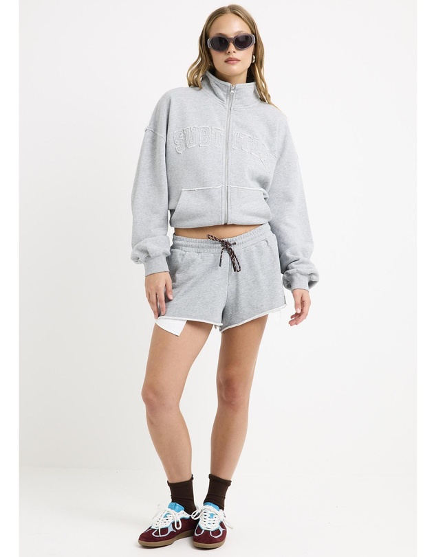 Subtitled - Brie Cropped Fleece Shorts