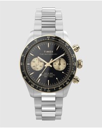 TIMEX - Waterbury Heritage Chronograph 39mm Stainless Steel Bracelet Watch