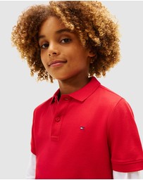 Tommy Hilfiger - Essential Flag Embroidery Regular Fit Polo - Kids
