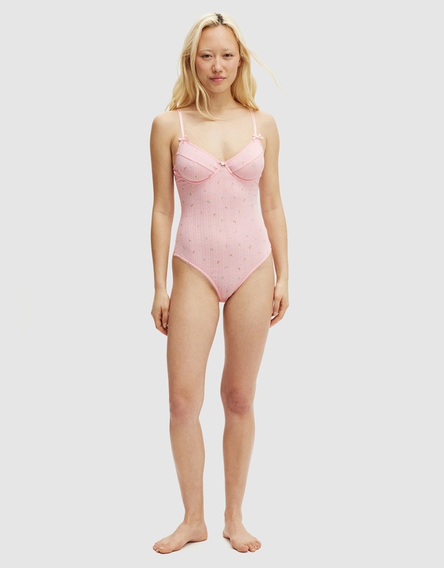 Cotton On Body - Sophie Cotton Pointelle Bodysuit
