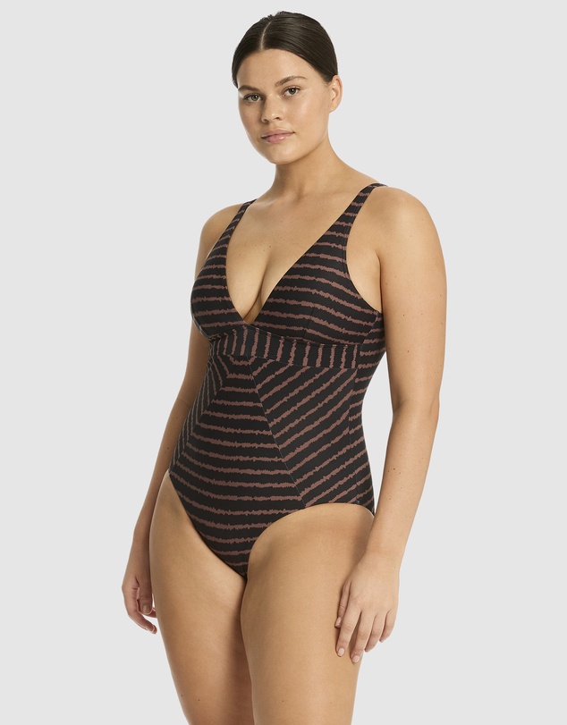 Sea Level Australia - Riptide Scoop Back Panel Line One Piece