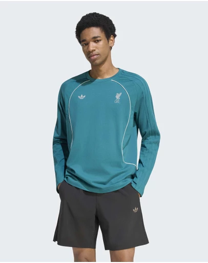 adidas Originals - LIVERPOOL FC 26/27 ORIGINALS TEAMGEIST 26 LONGSLEEVE TEE Mens