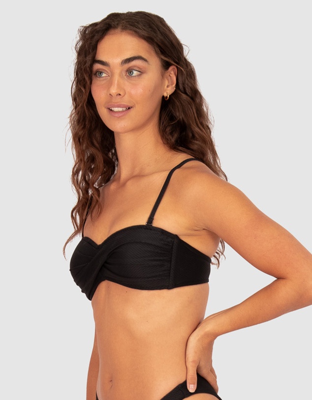 Baku Swimwear - Rococco Twist Bandeau Bikini Bra Top