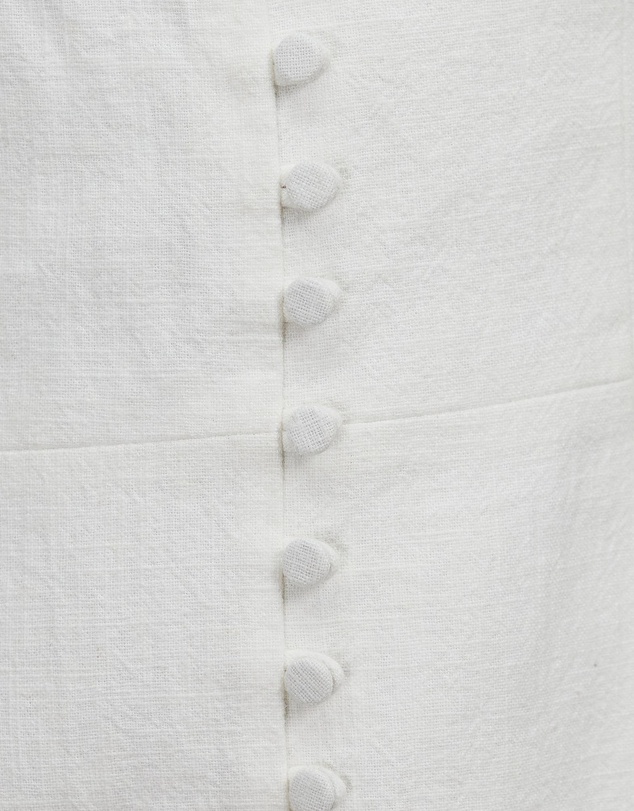 Asilio - Ruffle Long Sleeve Linen Dress