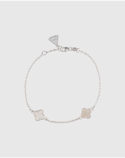 Von Treskow - Double Clover (Mother of Pearl) Bracelet