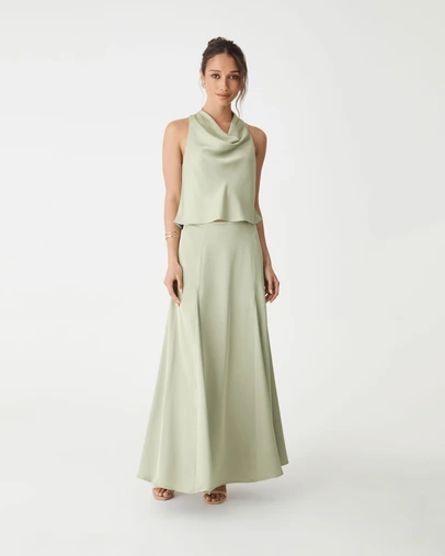 Forcast - Freya Satin Godet Skirt