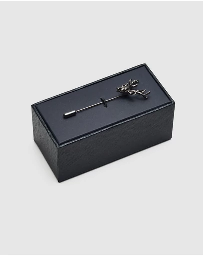 Politix - Ash Stag Lapel Pin