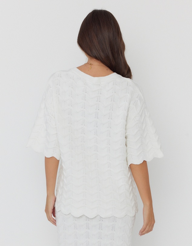 ALEXANDRA - Agape Top White