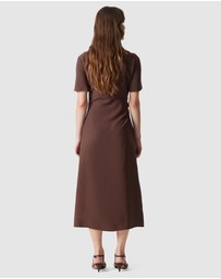 & Other Stories - Knot-Detail Midi Dress
