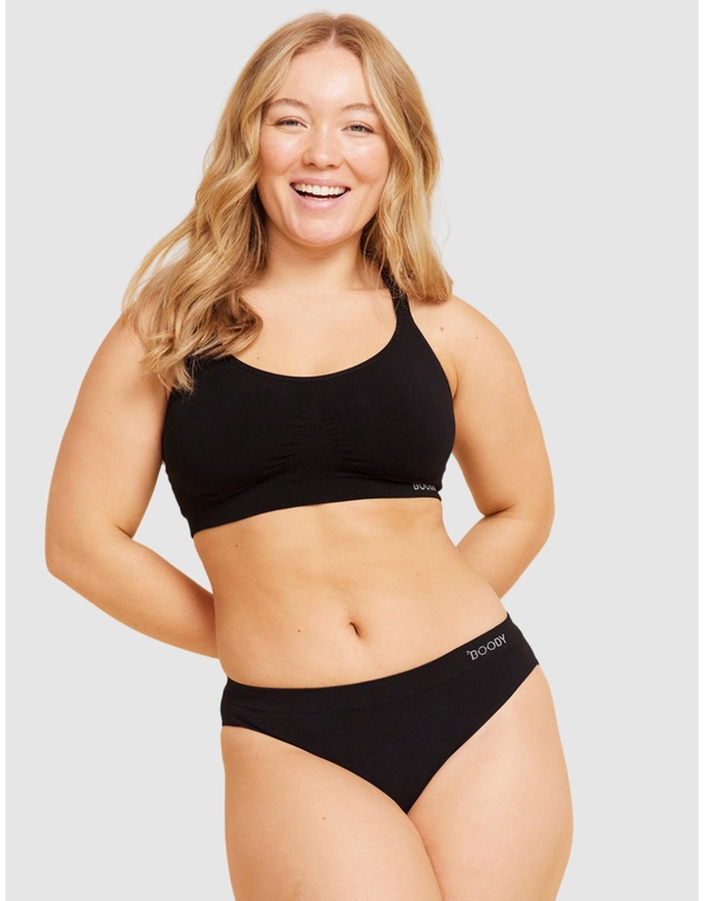 Boody - 2-Pack Full Bust Wireless Racerback Bra