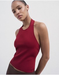 M.N.G - Knitted Top With Hoop Detail