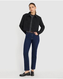 Good American - Good Legs Straight Jeans