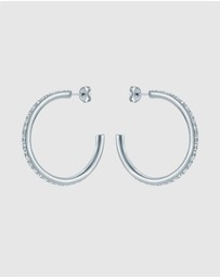 Ted Baker - CLANCI: Medium Crystal Hoop Earrings