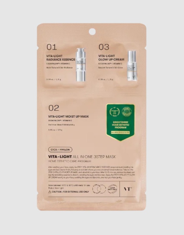 VT COSMETICS - Vita-Light All In One 3-Step Mask
