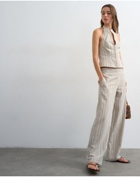 TOPSHOP - Tsflora Low Rise Trousers Wvn