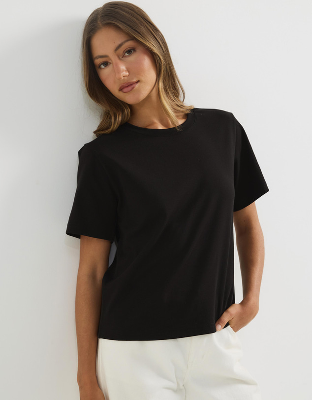 Atmos&Here - Cotton Slim T-Shirt