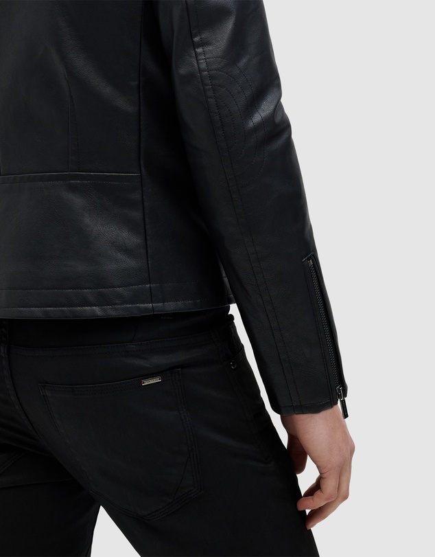 Politix - Danny Faux Leather Biker Jacket
