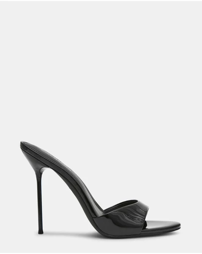 Steve Madden - Davina Black Patent Heels