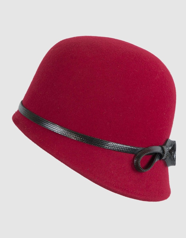 Max Alexander - Felt Red Fashion Bucket Hat