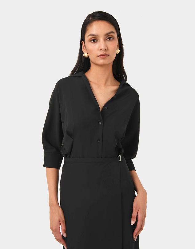 Forcast - Betty Wrap Tie Dress