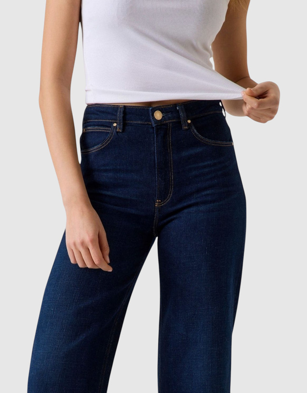 GUESS - High-Rise Wide Leg Jeans