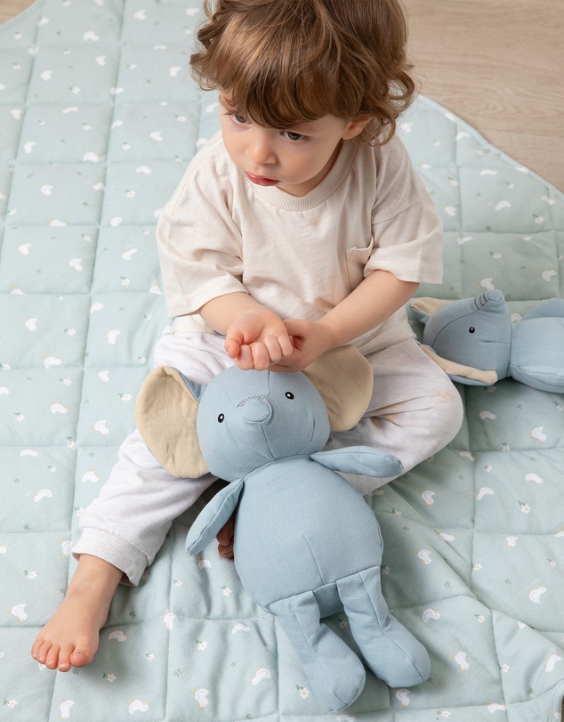 Living Textiles - Large Linen Animal - Eddie the Elephant