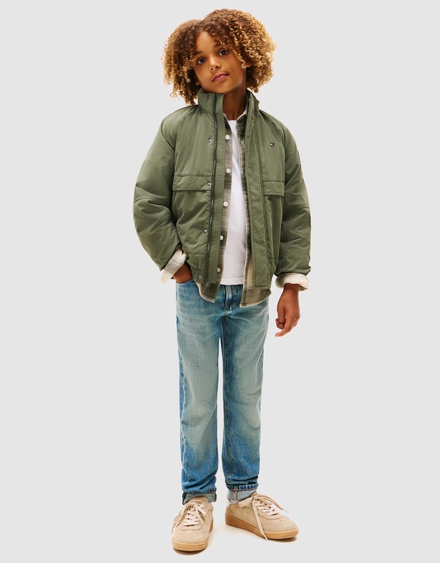 Tommy Hilfiger - Colourblock Fleece-Lined Windbreaker - Kids