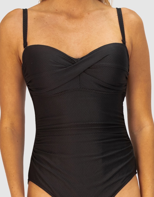 Baku Swimwear - Rococco D/DD Bandeau One piece Swimsuit